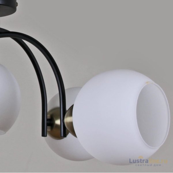 Люстра на штанге Illumico IL0250-5CSQ-79 BK AB