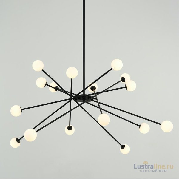 Люстра на штанге DeLight Collection MD19001025-16A black Люстра на штанге DeLight Collection MD19001025-16A black
