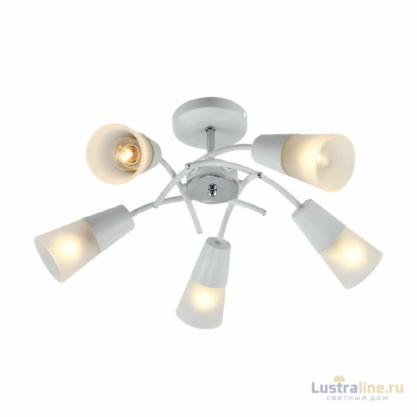 Люстра на штанге Escada Calla 1109/5P White