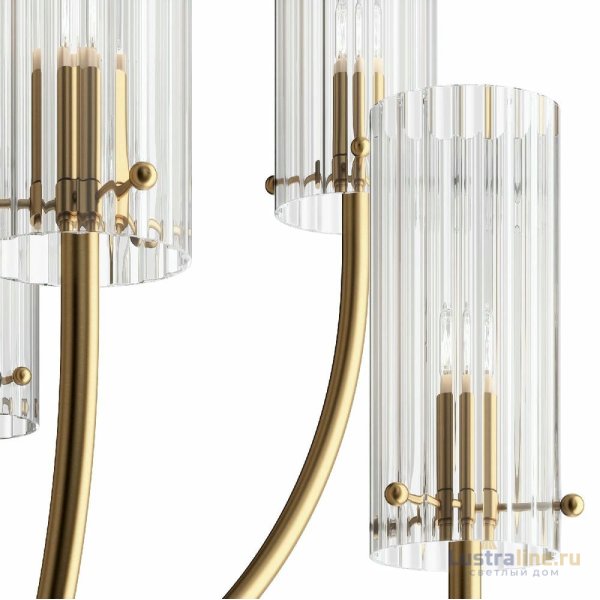 Люстра на штанге Maytoni Arco MOD223PL-08BS
