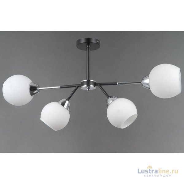 Люстра на штанге Illumico IL0715-4CSQ-24 BK CR LIBRA