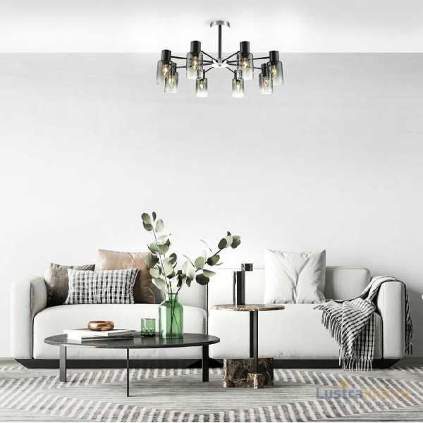Люстра на штанге Escada Diversity 2120/8P Black