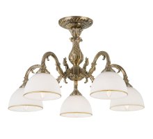 Люстра на штанге Eurosvet 60106/5 античная бронза
