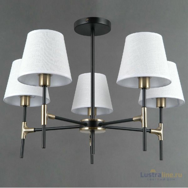 Люстра на штанге Illumico IL0185-5CSQ-24 BK AB CASTOR