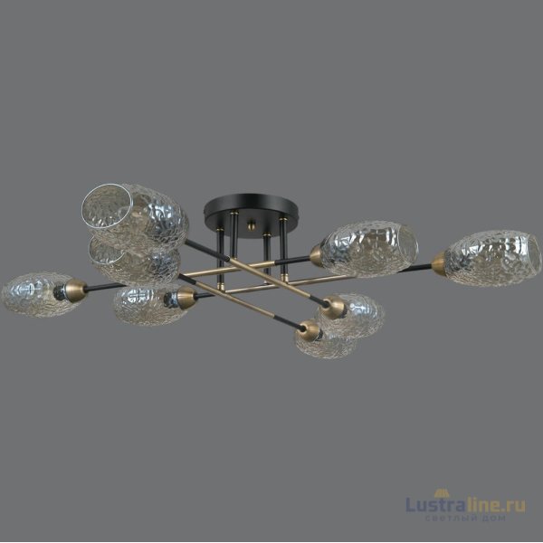 Люстра на штанге Illumico IL0255-8CSQ-79 BK AB
