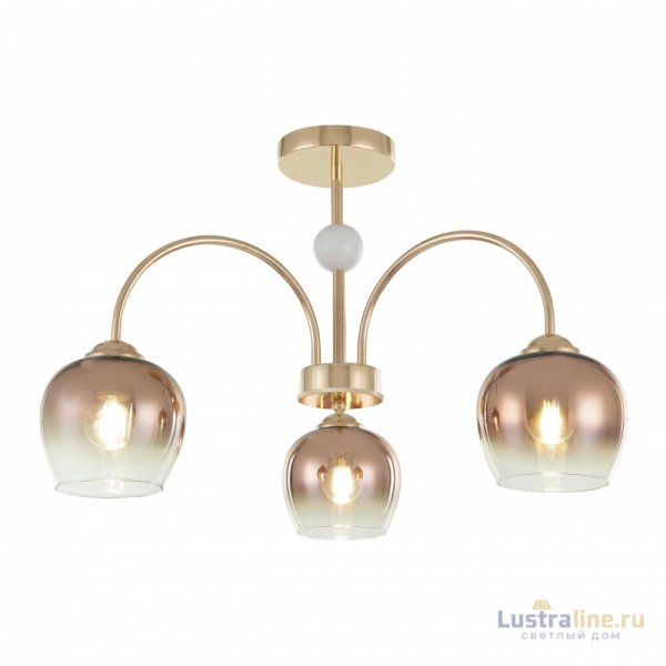 Люстра на штанге Arte Milano Napoli 325410/3 FG+WH Люстра на штанге Arte Milano Napoli 325410/3 FG+WH