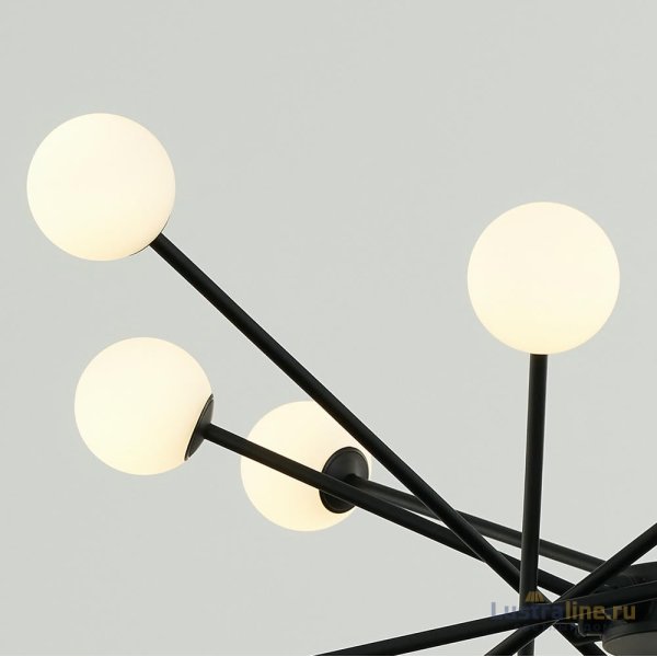 Люстра на штанге DeLight Collection MD19001025-16A black Люстра на штанге DeLight Collection MD19001025-16A black