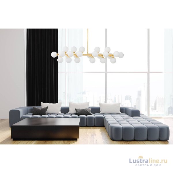 Люстра на штанге Lumina Deco Marsiada LDP 6033-24 GD