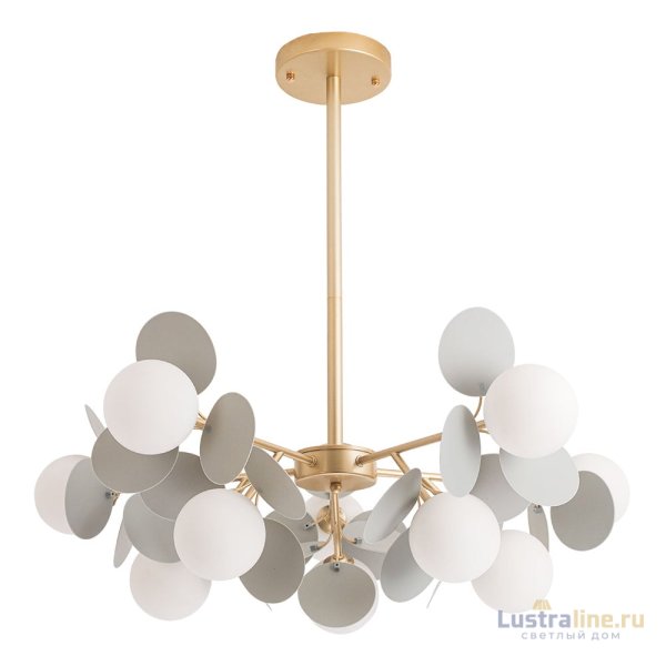 Люстра на штанге Arte Lamp Peacock A1369SP-10GY