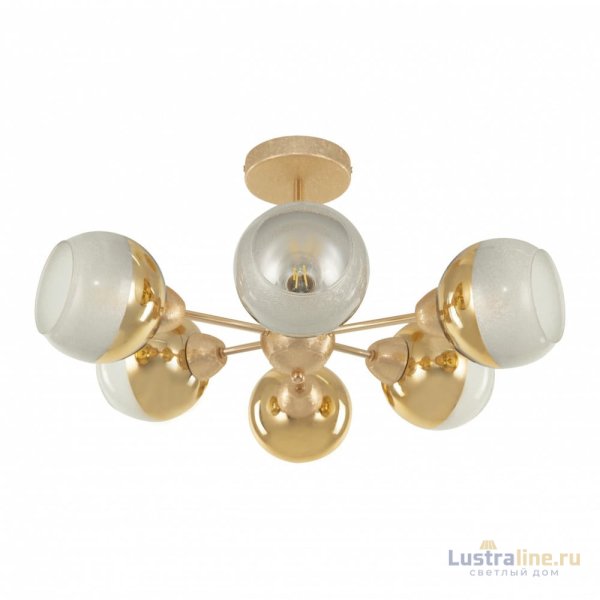 Люстра на штанге Arte Milano Napoli 327007/3+3 GD Люстра на штанге Arte Milano Napoli 327007/3+3 GD