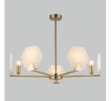 Люстра на штанге Eurosvet Marble 60158/5 латунь a065049