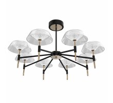 Люстра на штанге DeLight Collection MD21001018-8A black/gold Люстра на штанге DeLight Collection MD21001018-8A black/gold