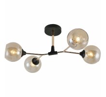 Люстра на штанге Reluce 01483-0.3-04 BK+FGD Люстра на штанге Reluce 01483-0.3-04 BK+FGD