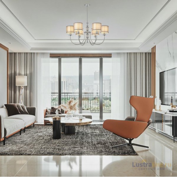 Люстра на штанге Arte Milano 348401/6 CR