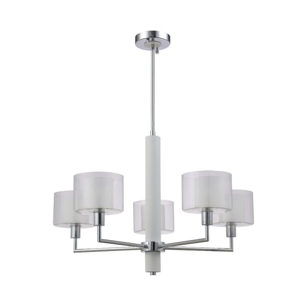 Люстра на штанге Crystal Lux MAESTRO SP-PL5 CHROME