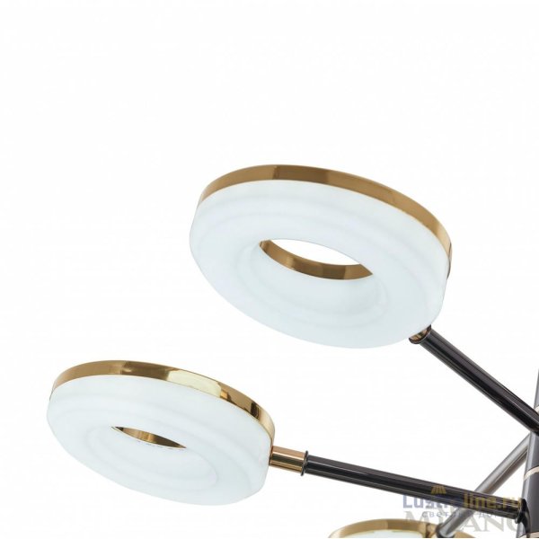 Люстра на штанге Arte Milano Ferrara 276699/8 BK/GD Люстра на штанге Arte Milano Ferrara 276699/8 BK/GD