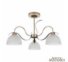 Люстра на штанге Arte Milano Napoli 327306/3 FG+BK