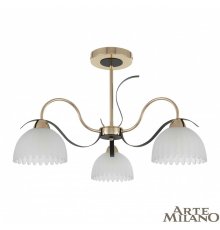 Люстра на штанге Arte Milano Napoli 327306/3 FG+BK