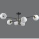 Люстра на штанге Illumico IL0249-6CSQ-79 BK AB