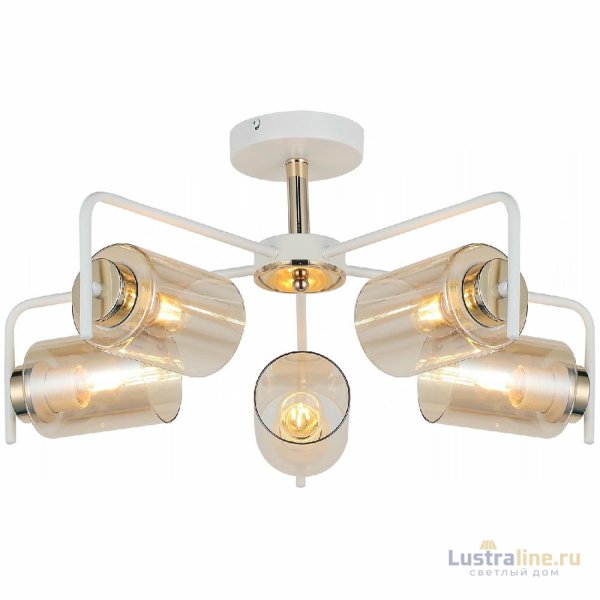 Люстра на штанге Illumico IL8248-5COU-79 WH GD