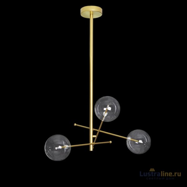 Люстра на штанге Delight Collection Globe Mobile 9307P-3A gold