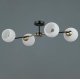 Люстра на штанге Illumico IL0469-4CSQ-24 BK AB LIBRA