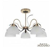 Люстра на штанге Arte Milano Napoli 327306/5 FG+BK
