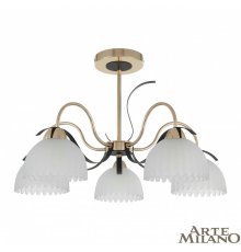 Люстра на штанге Arte Milano Napoli 327306/5 FG+BK