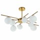 Люстра на штанге Escada Sphere 642/8P Brass УЦ