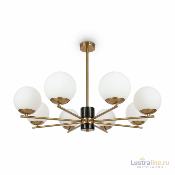 Люстра на штанге Freya Marble FR5230PL-08BS