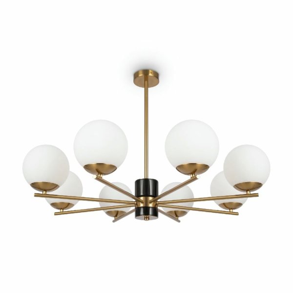 Люстра на штанге Freya Marble FR5230PL-08BS