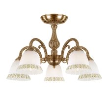 Люстра на штанге Eurosvet 60107/5 античная бронза