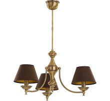 Люстра на штангера Kutek San Marino Lampshade SAN-ZW-3(P/A)CR