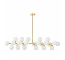 Люстра на штанге Lumina Deco Marsiada LDP 6033-24 GD