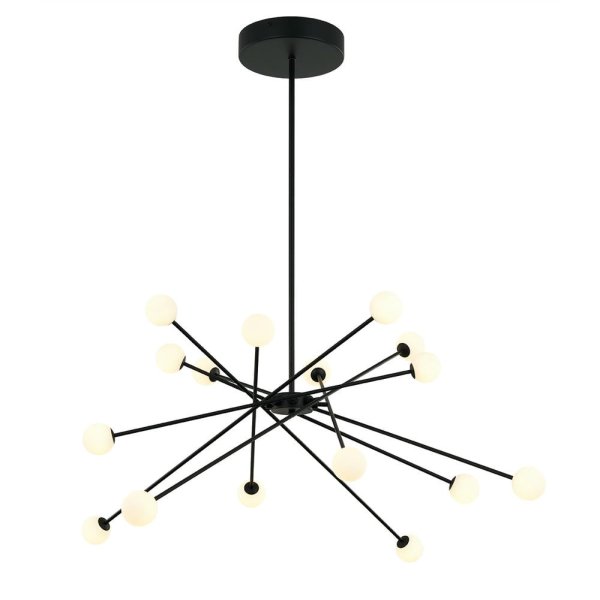 Люстра на штанге DeLight Collection MD19001025-16A black