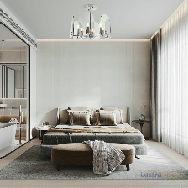 Люстра на штанге Arte Milano Sorrento 377309/6/390 CR Люстра на штанге Arte Milano Sorrento 377309/6/390 CR