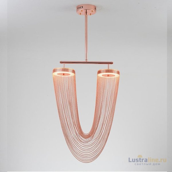 Люстра на штанге Delight Collection Otero 8608P copper