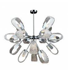Люстра на штанге IMEX Lafleur MD.2375-19-S-CH+BK