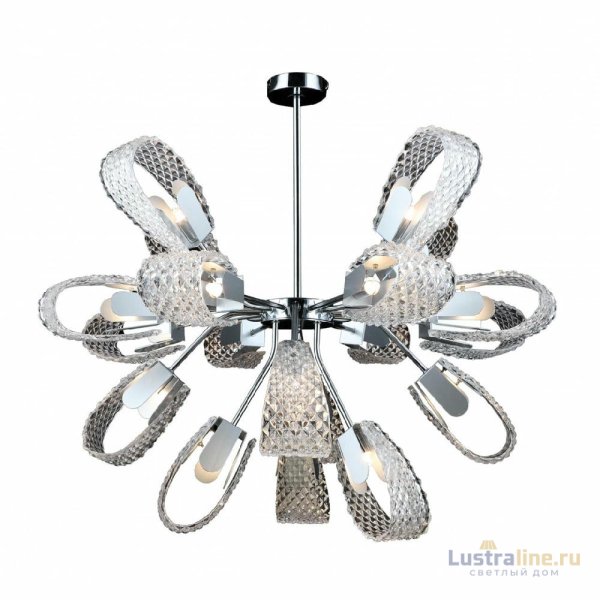 Люстра на штанге IMEX Lafleur MD.2375-19-S-CH+BK
