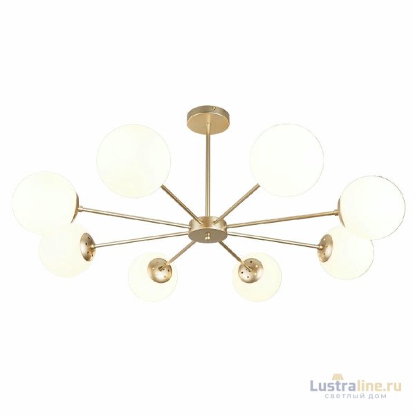Люстра на штанге Escada Ethereal 2110/8P Gold Люстра на штанге Escada Ethereal 2110/8P Gold