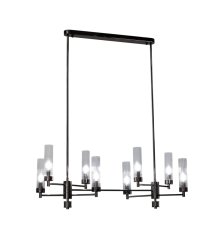 Люстра на штанге AM Group INDIGO SPL8 PEARL BLACK