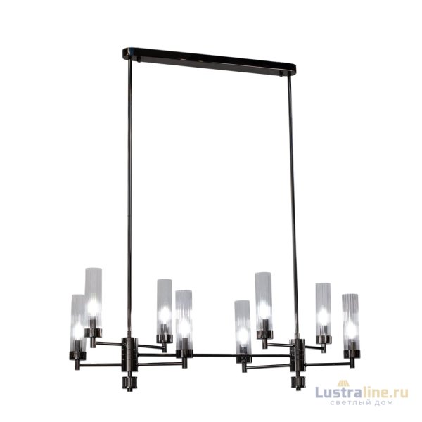 Люстра на штанге AM Group INDIGO SPL8 PEARL BLACK