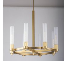 Люстра на штанге DeLight Collection MD2314-8A antique brass