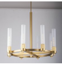 Люстра на штанге DeLight Collection MD2314-8A antique brass