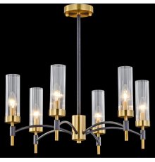 Люстра на штанге Illumico IL5177-6PLS-29 BRASS TUBO