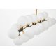 Люстра на штанге Lumina Deco Marsiada LDP 6033-24 BK+GD