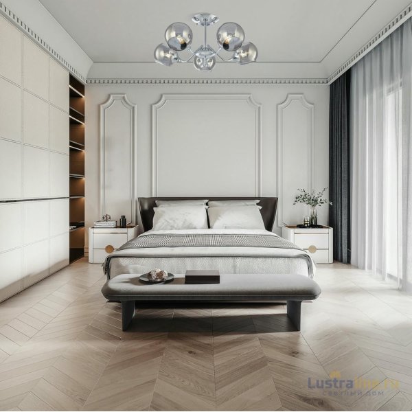 Люстра на штанге Arte Milano Napoli 330334/5 CR Люстра на штанге Arte Milano Napoli 330334/5 CR