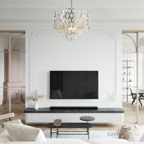Люстра на штанге Arte Milano Sorrento 372019/7/300/460 CR Люстра на штанге Arte Milano Sorrento 372019/7/300/460 CR