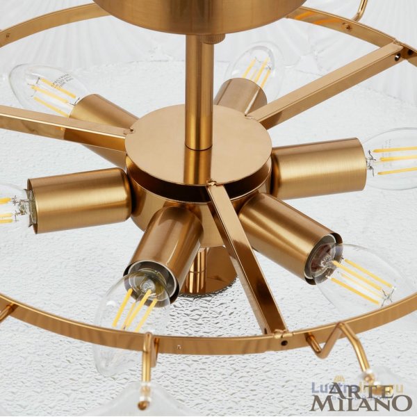 Люстра на штанге Arte Milano Rim 316009/D500 BS Люстра на штанге Arte Milano Rim 316009/D500 BS
