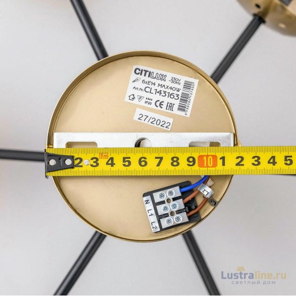 Люстра на штанге Citilux Шарлиз CL143163